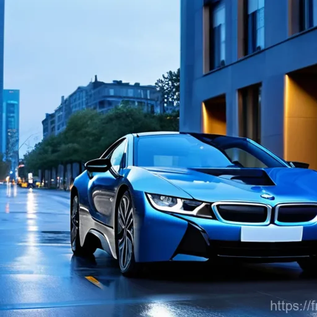 BMW i8의 전기 모터 성능 - **Prompt 1: Silent Urban Glide - BMW i8 in "eDrive" Mode**
"A sleek, futuristic BMW i8, in a dee...