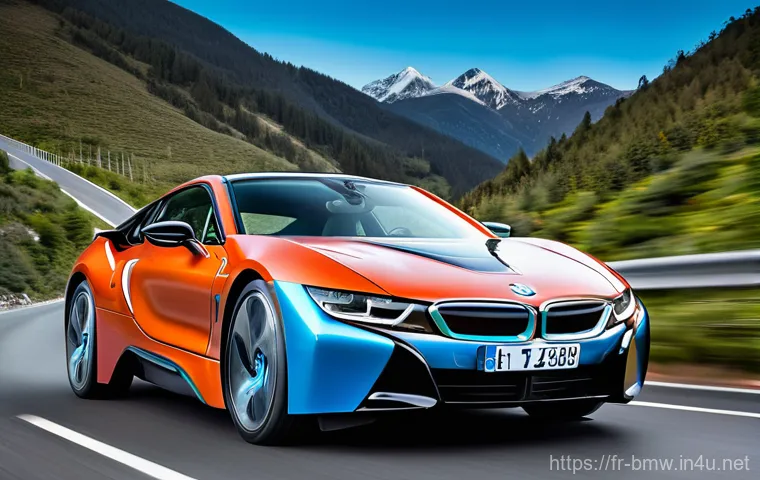 BMW i8의 전기 모터 성능 - **Prompt 1: Silent Urban Glide - BMW i8 in "eDrive" Mode**
    "A sleek, futuristic BMW i8, in a dee...